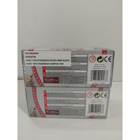 NIP Road Signature 1:43 DieCast Studebaker 2 Pack Golden Hawk & Champion - Picture 5 of 8